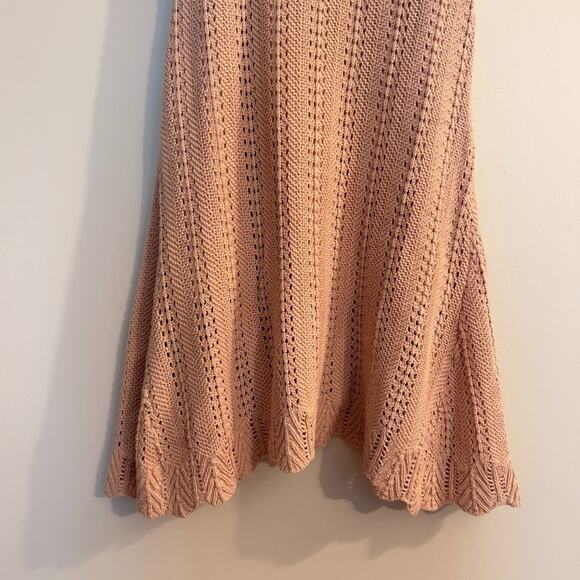 $11SALE!!! Freshman 1996 Adorable Knit Pastel Pink Dress Size L NWT - Picture 3 of 8